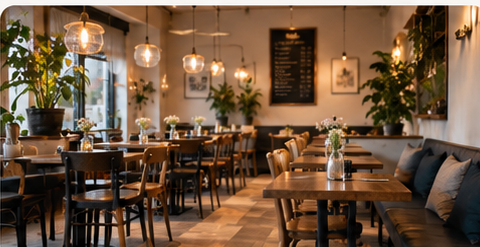 Stemningen i Café Havblik